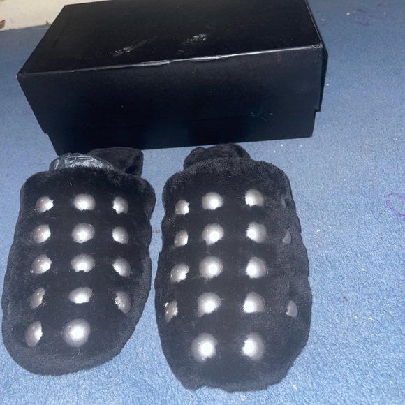 Fur studded mules - Picture 5 of 10